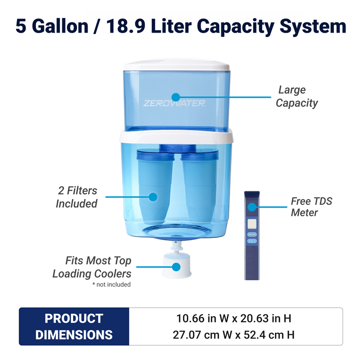 5-Gallon Water Cooler Dispenser - Hover