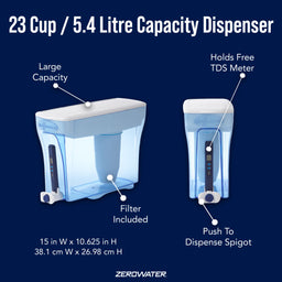 23 Cup 5-Stage Water Filter Dispenser